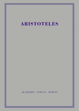 Politik - Buch IV-VI | Buch | 978-3-05-002521-6 | www2.sack.de