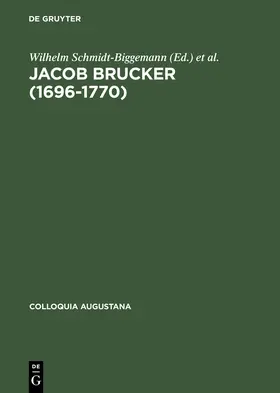 Stammen / Schmidt-Biggemann | Jacob Brucker (1696-1770) | Buch | 978-3-05-003097-5 | sack.de