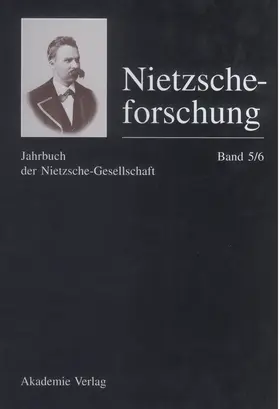Nietzscheforschung Band 5/6 | Buch | 978-3-05-003233-7 | www2.sack.de