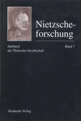 Nietzscheforschung Band 7 | Buch | 978-3-05-003505-5 | www2.sack.de