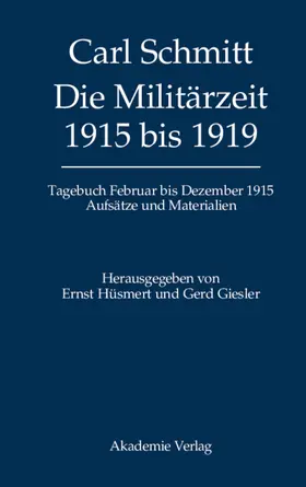 Hüsmert |  Die Militärzeit 1915 bis 1919 | Buch |  Sack Fachmedien