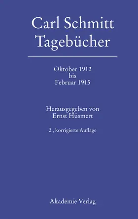 Hüsmert |  Oktober 1912 bis Februar 1915 | Buch |  Sack Fachmedien