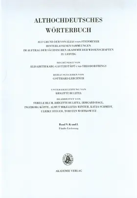 Lerchner |  Band V: K-L, 5. Lieferung (kor.. bis krazzôn) | Buch |  Sack Fachmedien