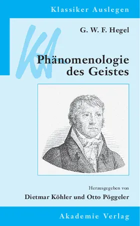 Hegel / Pöggeler / Köhler |  Phänomenologie des Geistes | Buch |  Sack Fachmedien