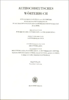Lerchner |  Band V: K-L, 14. Lieferung (ir-liogan bis liut) | Buch |  Sack Fachmedien