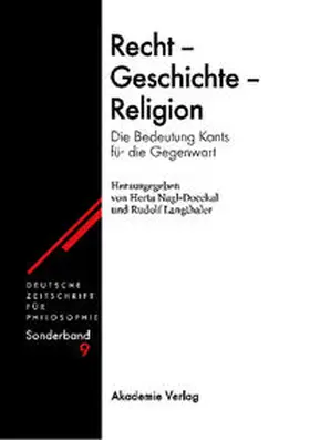 Nagl-Docekal / Langthaler |  Recht - Geschichte - Religion | eBook | Sack Fachmedien