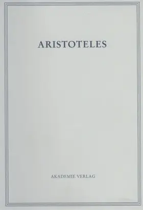 Grumach / Rapp / Aristoteles |  Peri hermeneias | eBook | Sack Fachmedien