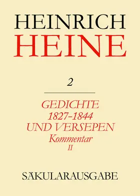 Möller / Böhm |  Gedichte 1827-1844 und Versepen. Kommentar II | eBook | Sack Fachmedien