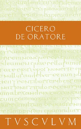 Cicero / Nüßlein |  Über den Redner / De oratore | Buch |  Sack Fachmedien