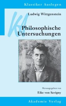 Savigny |  Ludwig Wittgenstein: Philosophische Untersuchungen | eBook | Sack Fachmedien