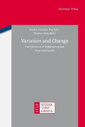 Caruana / Fabri / Stolz |  Variation and Change | eBook | Sack Fachmedien