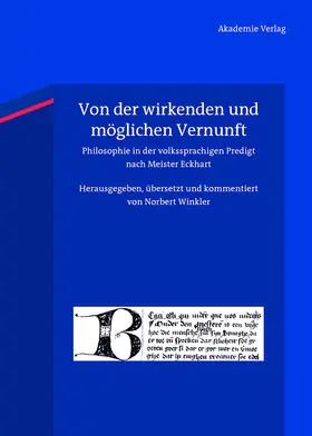 Winkler | Von der wirkenden und möglichen Vernunft | Buch | 978-3-05-006092-7 | sack.de