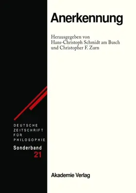 Schmidt am Busch / Zurn |  Anerkennung | eBook | Sack Fachmedien