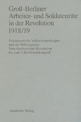 Engel / Holtz / Materna |  Groß-Berliner Arbeiter- und Soldatenräte in der Revolution 1918/19 | eBook | Sack Fachmedien