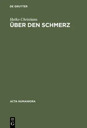 Christians |  Über den Schmerz | eBook | Sack Fachmedien