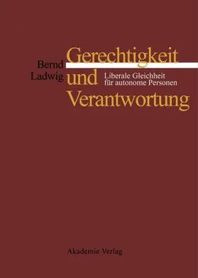 Ladwig |  Gerechtigkeit und Verantwortung | eBook | Sack Fachmedien