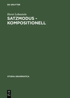 Lohnstein |  Satzmodus - kompositionell | eBook | Sack Fachmedien