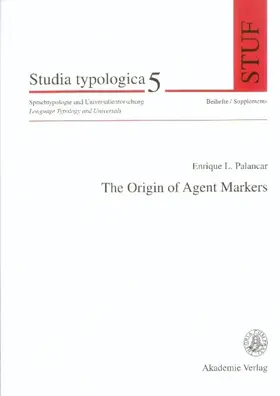 Palancar | The Origin of Agent Markers | E-Book | sack.de
