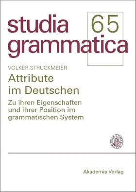 Struckmeier |  Attribute im Deutschen | eBook | Sack Fachmedien