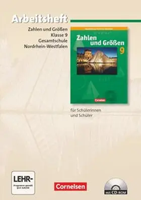 Wennekers / Verhoeven / Knospe |  Zahlen und Größen 9. Schuljahr. Erweiterungskurs. Arbeitsheft mit eingelegten Lösungen und CD-ROM | Buch |  Sack Fachmedien