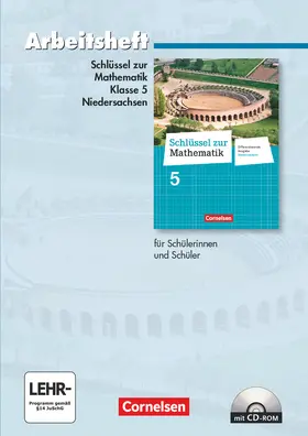 Koullen |  Schlüssel zur Mathematik 5. Schuljahr. Arbeitsheft mit eingelegten Lösungen und CD-ROM. Differenzierende Ausgabe Niedersachsen | Buch |  Sack Fachmedien