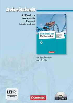 Koullen |  Schlüssel zur Mathematik 6. Schuljahr. Arbeitsheft mit eingelegten Lösungen und CD-ROM. Differenzierende Ausgabe Niedersachsen | Buch |  Sack Fachmedien