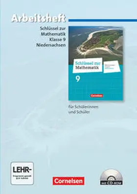 Koullen |  Schlüssel zur Mathematik 9. Schuljahr. Arbeitsheft mit eingelegten Lösungen und CD-ROM. Differenzierende Ausgabe Niedersachsen | Buch |  Sack Fachmedien