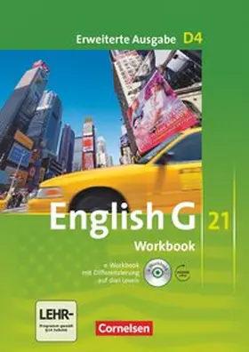 Seidl / Schwarz |  English G 21. Erweiterte Ausgabe D 4. Workbook mit e-Workbook und Audios Online | Buch |  Sack Fachmedien