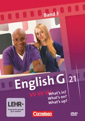 Derkow-Disselbeck / Woppert / Schwarz |  English G 21. Ausgaben A, B und D 3. DVD What's in? What's on? What's up? | Sonstiges |  Sack Fachmedien