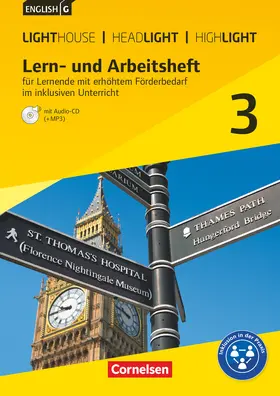 Lindemann / Rudolph |  English G Lighthouse / English G Headlight / English G Highlight  3: 7. Schuljahr. Arbeitsheft mit Audio-CD f | Buch |  Sack Fachmedien