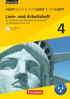 Lindemann / Rudolph |  English G Lighthouse / English G Headlight / English G Highlight 04: 8. Schuljahr. Lern- und Arbeitsheft für Lernende mit erhöhtem Förderbedarf im inklusiven Unterricht | Buch |  Sack Fachmedien