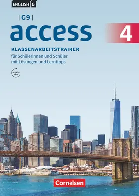  English G Access - G9 - Band 4: 8. Schuljahr - Klassenarbeitstrainer mit Audios und Lösungen online | Buch |  Sack Fachmedien