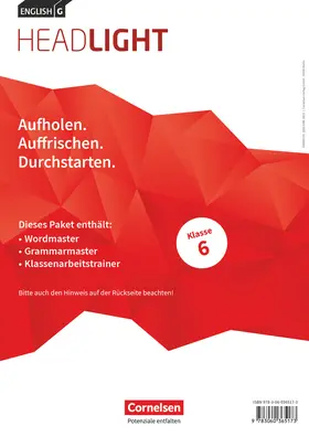  English G Headlight Band 2: 6. Schuljahr - Arbeitshefte Wordmaster, Grammarmaster und Klassenarbeitstrainer (Im Paket) | Buch |  Sack Fachmedien