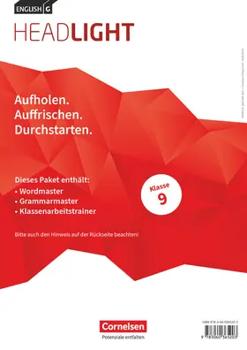  English G Headlight Band 5: 9. Schuljahr - Arbeitshefte Wordmaster, Grammarmaster und Klassenarbeitstrainer (Im Paket) | Buch |  Sack Fachmedien