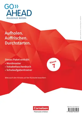  Go Ahead 7. Jahrgangsstufe. Realschule Bayern - Arbeitshefte Wordmaster, Vokabeltaschenbuch und Schulaufgabentrainer (Im Paket) | Buch |  Sack Fachmedien