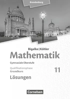 Kuschnerow / Köhler / Ledworuski |  Bigalke/Köhler: Mathematik 11. Schuljahr - Brandenburg - Grundkurs. Lösungen zum Schülerbuch | Buch |  Sack Fachmedien