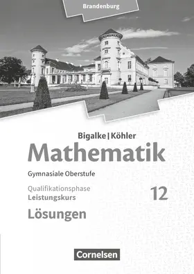 Kuschnerow / Köhler / Ledworuski |  Bigalke/Köhler: Mathematik 12. Schuljahr - Brandenburg - Leistungskurs. Lösungen zum Schülerbuch | Buch |  Sack Fachmedien