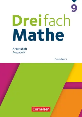  Dreifach Mathe 9. Schuljahr Grundkurs - Arbeitsheft mit Lösungen | Buch |  Sack Fachmedien
