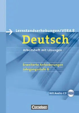 Patzelt |  Vorbereitungsmaterialien für VERA - Deutsch. 8. Schuljahr. Erweiterte Anforderungen C. Arbeitsheft mit Lösungen | Buch |  Sack Fachmedien