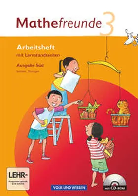 Wallis / Elsner / Scherbaum |  Mathefreunde 3. Schuljahr. Arbeitsheft mit CD-ROM und Lernstandsseiten. Ausgabe Süd | Buch |  Sack Fachmedien