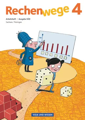 Fuchs / Käpnick / Grohmann |  Rechenwege 4. Schuljahr. Arbeitsheft. Süd | Buch |  Sack Fachmedien