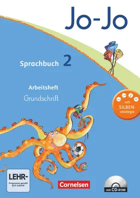 Brunold / Naumann-Harms / Meeh |  Jo-Jo Sprachbuch - Aktuelle allgemeine Ausgabe. 2. Schuljahr - Arbeitsheft in Grundschrift mit CD-ROM | Buch |  Sack Fachmedien