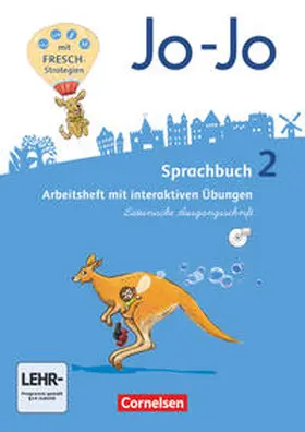 Brunold / Naumann-Harms / Meeh |  Jo-Jo Sprachbuch - Allgemeine Ausgabe - Neubearbeitung 2016. 2. Schuljahr - Arbeitsheft in Lateinischer Ausgangsschrift mit CD-ROM | Buch |  Sack Fachmedien