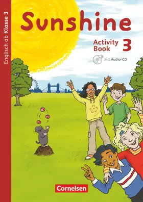 Beattie / Kraaz / Hollbrügge |  Sunshine 3. Schuljahr. Activity Book mit Audio-CD, Minibildkarten und Faltboxen | Buch |  Sack Fachmedien