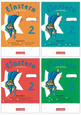  Einstern Mathematik 02 Leicht gemacht. Themenhefte 1-4, Diagnoseheft und Kartonbeilagen im Paket | Buch |  Sack Fachmedien