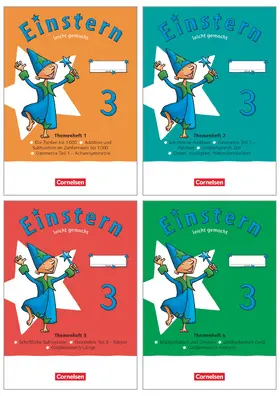 Einstern Mathematik 03 Leicht gemacht. Themenhefte 1-4, Diagnoseheft und Kartonbeilagen im Paket | Buch |  Sack Fachmedien