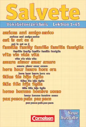 Althoff / Blank / Bertram |  Salvete 1 und 2. Neue Ausgabe. Vokabelverzeichnis | Buch |  Sack Fachmedien