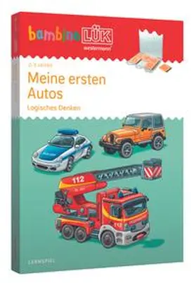 Junga |  bambinoLÜK-Set. Kindergarten: Meine ersten Autos. 2/3 Jahre | Buch |  Sack Fachmedien