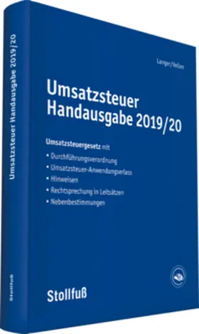 Langer / Vellen |  Umsatzsteuer Handausgabe - online | Datenbank |  Sack Fachmedien