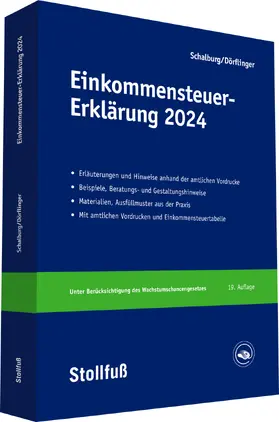 Schalburg / Dörflinger |  Einkommensteuer-Erklärung - online | Datenbank |  Sack Fachmedien